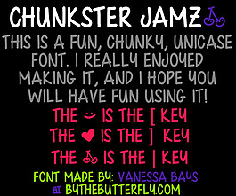 chunkster Jamz字體