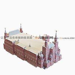 3D教堂模型
