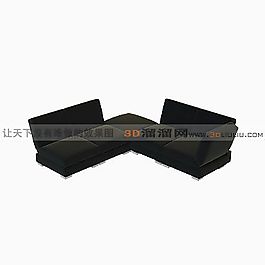 3D多人沙發(fā)模型