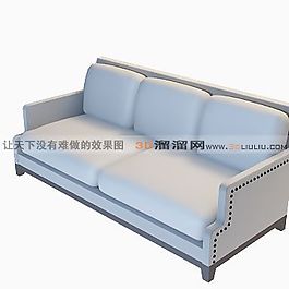 3D三人沙發(fā)模型