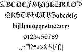 辛布里語字體