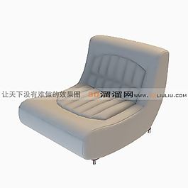 3D單人沙發(fā)模型