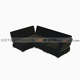 3D多人沙發(fā)模型