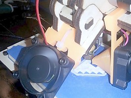 printrbot簡單V2擠出機張緊器40毫米風扇支架