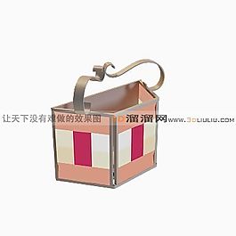3D壁燈模型