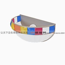 3D壁燈模型