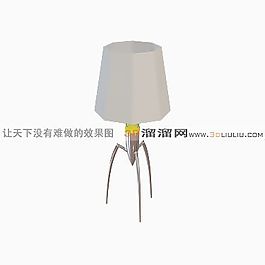 3D臺燈模型