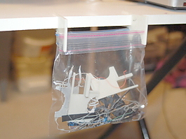 工作臺trashbag持有人