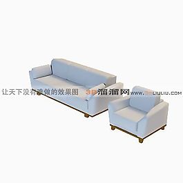 3D沙發(fā)組合模型