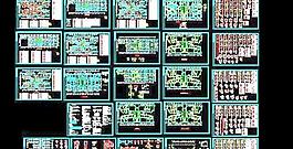 經典高層框架剪力墻結構施工圖