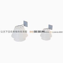 3D壁燈模型