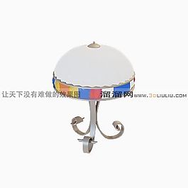 3D臺(tái)燈模型