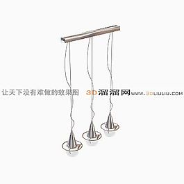 3D餐廳吊燈模型