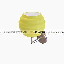 3D床頭壁燈模型
