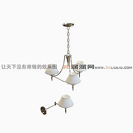 3D吊燈模型