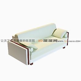 3D雙人沙發(fā)模型