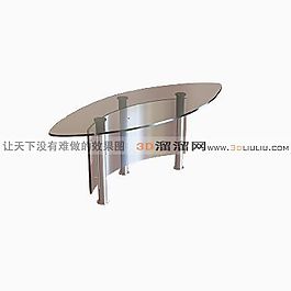 3D接待臺模型