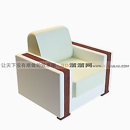3D單人沙發(fā)模型