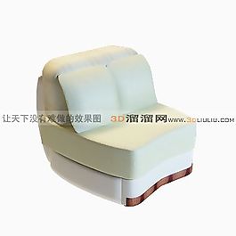 3D單人沙發(fā)模型