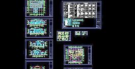 二層會所帶露臺建筑施工圖