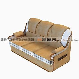 3D三人沙發(fā)模型