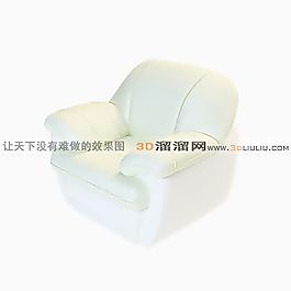 3D單人沙發(fā)模型