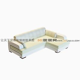 3D多人沙發(fā)模型
