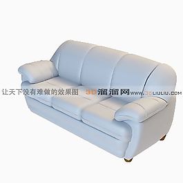 3D三人沙發(fā)模型