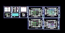 全套電子廠辦公室空調及通風系統設計圖