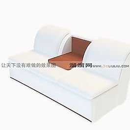 3D三人沙發(fā)模型
