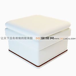 3D沙发凳模型