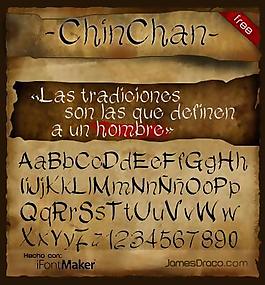 chinchan字体