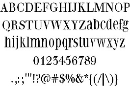 classizism Antiqua字體