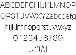 城市的字体