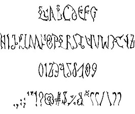 塞浦路斯的字體
