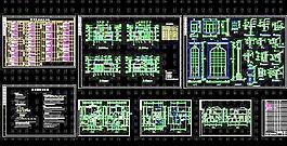 四層經典別墅建筑設計施工圖&nbsp;15x16