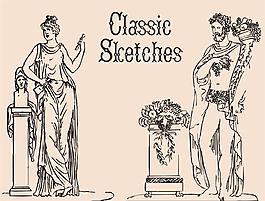 classicsketches字體