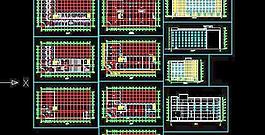 多層經典綜合辦公樓設計圖
