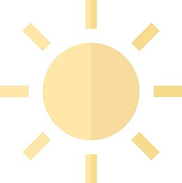 時(shí)髦的太陽(yáng)圖標(biāo)