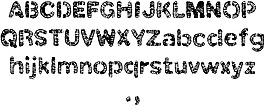 christelline黑色字體
