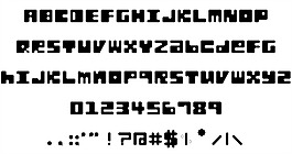 糖果方块字体