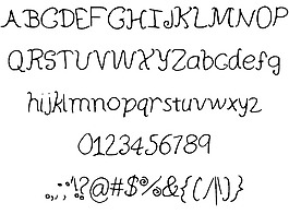 curlywurly字體
