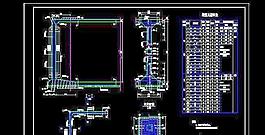 1000方矩形清水池施工图