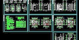 別墅復(fù)式建筑施工圖