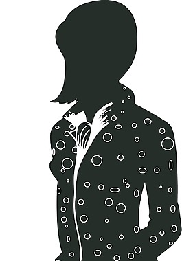 時(shí)尚女性剪影矢量