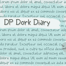 dpdorkdiary字體