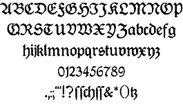 deutschedruckschrift字體