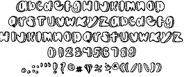 涂鴉字體