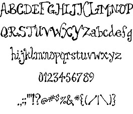 丁格尔浆果字体