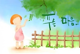 韓國兒童插畫PSD 49